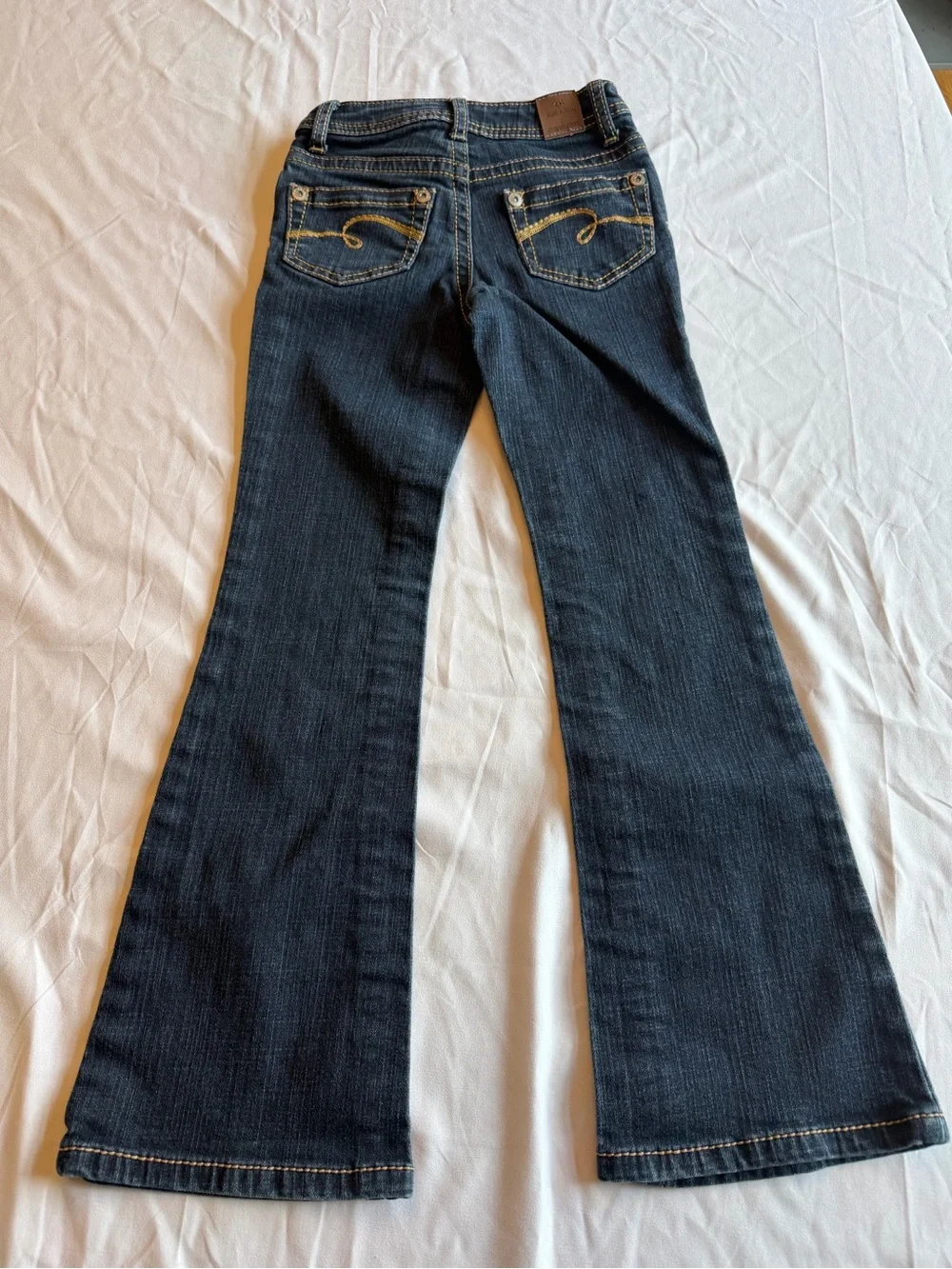 Justice Dark Blue Flare Jeans
